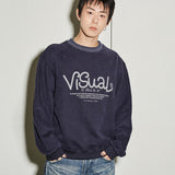 drawing artwork sweatshirt [navy]