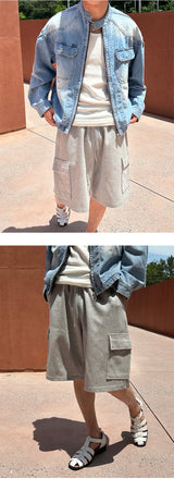 [S/S] Cool denim biker jacket (3color)
