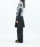 [fiebre] pattern layered long sleeve 