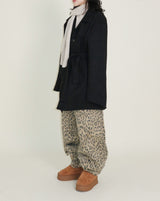 (Leopard Item) Kiya leopard printed balloon-fit wide pants