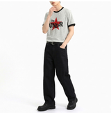 エッセンシャルスタンダード半袖リンガーTシャツ アンダースターメランジ