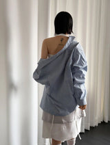LAYERED HALTER SLEEVELESS