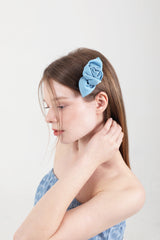 Rose Satin Hair Pin