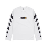 GT156 サーフボードロングスリーブラッシュガード (WHITE)