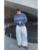 [1+1]アーケード2タックスウェットパンツ