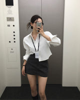 [BELLIDE MADE] 7 colors, daily standard cropped shirt