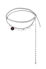 Bold chain band layered belt_man