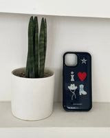 【MADE】 i ♥ cowboyフォンケース (ネイビー)