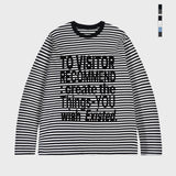 [UNISEX]ビジターストライプロングスリーブ