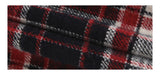 Cotton Check Casual Wide Pants
