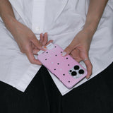 starry night card hard case. dirty pink