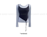 [SET] DUAL LAYER LONGSLEEVE