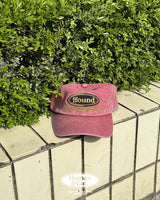FFOUND SUNFADED WASHED VINTAGE BALL CAP / DYED RED
