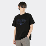Ocean Metaverse Embroidery Short Sleeve T-shirts (Black)