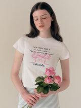 ROLA RIBBON HALF T-SHIRT WHITE