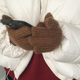 Pollang Smartphone Touch Hall Ribbed Finger Gloves