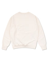 UNISEX Rose Embossed ブラウス レギュラーフィット スウェットシャツ クリーム (FCF1TS328M)