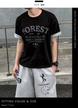 トロピック ヴィンテージ ロールアップ ショートスリーブTシャツ