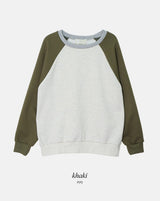 Casual Mood Raglan Sweat Shirt (3color)