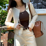 [BELLIDE MADE] FRUIT LINEN CARDIGAN