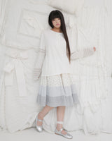 GARDEN STRIPE HENLEY NECK LONG SLEEVE