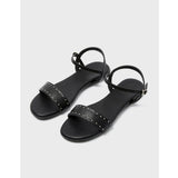 Glow 0026. Studded Sandals - 2colors