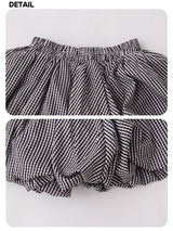 A-line pumpkin pocket mini skirt