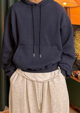 Semi-cropped hoodie 5COLOR