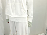 Double ribbon knee-point pants