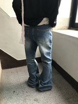 2-Color Signature Flare Denim Pants