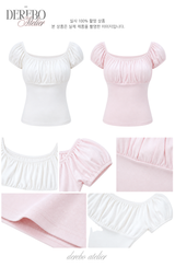 Cotton Candy Smudge Square Short Sleeve T-Shirt