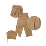 wide back pocket cotton pintuck pants