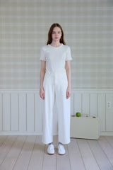 TENDER FRILL HALF KNIT