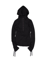 RIVET BUTTON HOODIE TOP