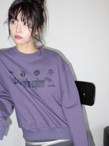 LUCKY SWEATSHIRT (DUST PURPLE)