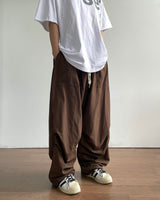 デッドピンタックナイロンパンツ