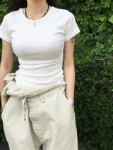 Roen Modal Side Shirring Tee (6c)