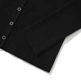 KIRSH PLAIN V NECK SLIM CARDIGAN [BLACK]