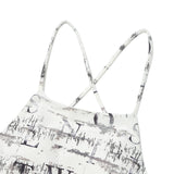 CUT & SEW ONE-PIECE SWIMWEAR [WHITE]