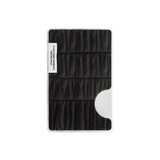 shirring card holder - black