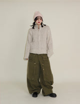 Boehm Boksarthy high neck two-way cardigan (outer)