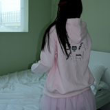 KIRIGIRL フーディージップアップ _PINK