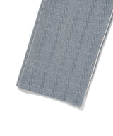 Women’s Cable Banding Pants Ash Blue