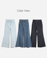 Jeanne wide denim pants