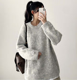  Humming Waist Banding Woolen Miniskirt
