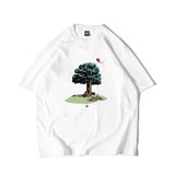 DAKYAM 2025S/S アフタヌーンドリフトツリープリンティングTシャツ