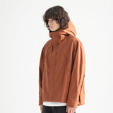 Nylon RIB Flash Line Jacket - BRICK