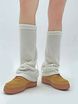 (FALL MUST-HAVE!) THICK CUTE LACE BOW-STRING A-LINE LEG WARMERS - 2 COLOR