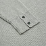 LMN Dot Raglan Button Collar Knitwear (5 colors)