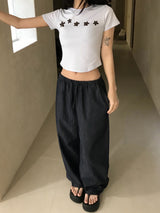 サマーコーストノンフェイドクールデニムワイドパンツ